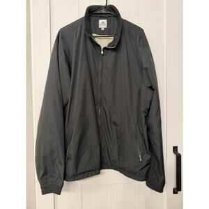 Peter Millar Men’s Jacket XXL Black Full Zip Lightweight Casual Outerwear EUC